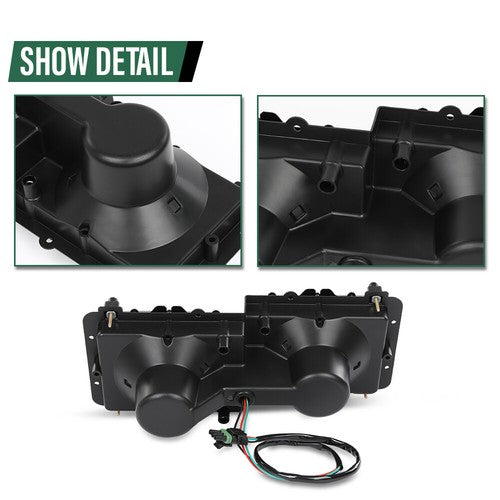 Solid Spare Headlight Housing Base Fit For 89-03 Freightliner FLD 112 120 Left+Right