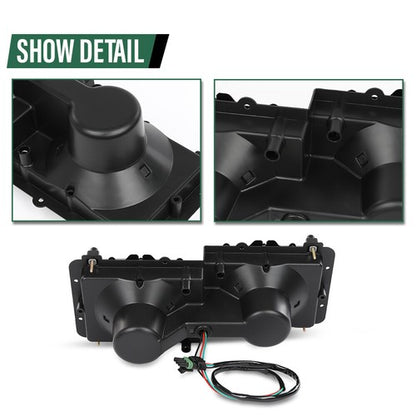 Solid Spare Headlight Housing Base Fit For 89-03 Freightliner FLD 112 120 Left+Right