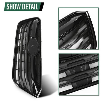 Solid Spare Fit For 20-22 Subaru Outback Front Bumper Upper Grille Black 91121AN08A