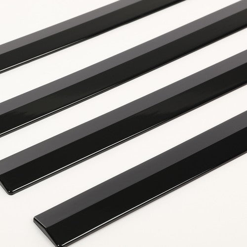 Solid Spare 4pcs Body Side Molding Trim Black Fit For 19-22 Chevy Silverado 1500 Crew Cab