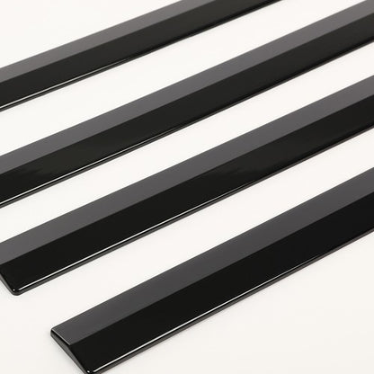 Solid Spare 4pcs Body Side Molding Trim Black Fit For 19-22 Chevy Silverado 1500 Crew Cab