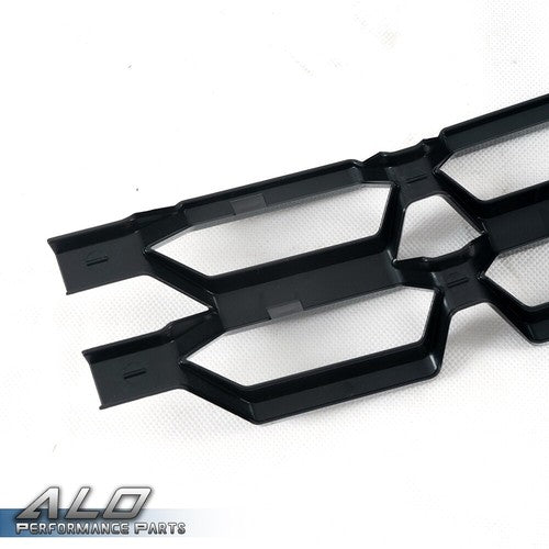 Solid Spare Fit For 16-18 Chevy Silverado 1500 Upper Grille Overlay Snap On Insert