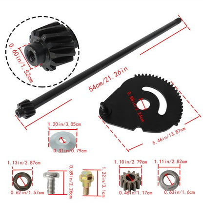 Solid Spare For MTD Troy Bilt 938-05078 Steering Rod Shaft & 617-04094 Steering Gear