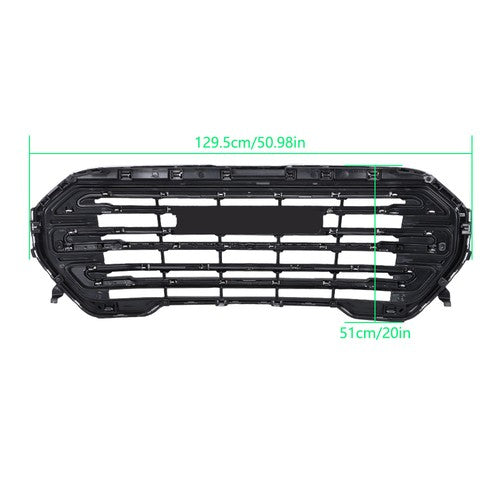 Solid Spare Plastic Chrome Front Upper Mesh Grille New For GMC Terrain SLE/SLT 2022 2023