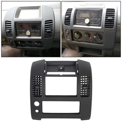 Solid Spare Black Center Dash Console Instrument Panel Bezel For Nissan Frontier 2005-2020