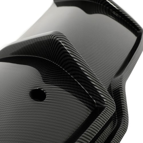 Solid Spare Carbon Fiber Color Rear Bumper Diffuser Lip Cover For Tesla Model 3 2017-2023