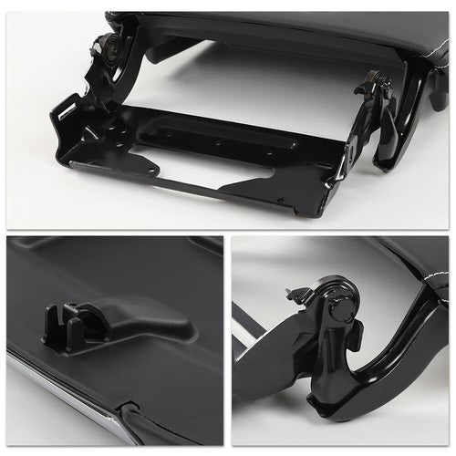 Solid Spare Fit For 15-19 Chevy Suburban Tahoe GMC Yukon Center Console Armrest Lid Black