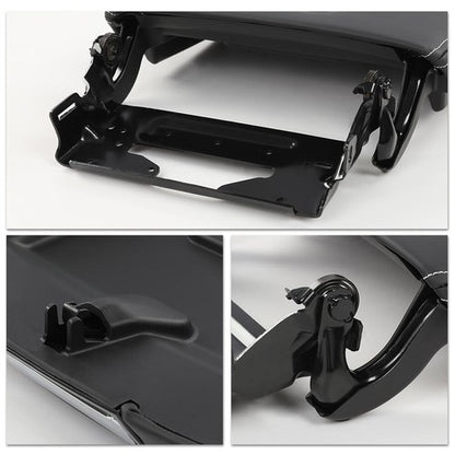 Solid Spare Fit For 15-19 Chevy Suburban Tahoe GMC Yukon Center Console Armrest Lid Black