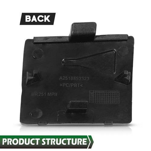 Solid Spare Fit For 10-14 Mercedes Benz R-Class W251 Reae Bumper Tow Hook Cover Cap