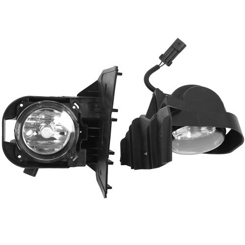 Solid Spare FOR 2000-2004 Ford F-150 Harley Davidson Fog Lights Lamps W/Bulbs Right & Left