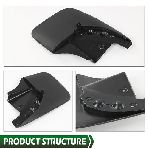 Solid Spare Fit For 07-13 Toyota Tundra Mud Flaps Splash Guards Front & Rear 4Pcs
