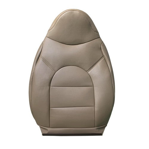 Driver Side Lean Back Leather Cover Tan For 1999 2000 Ford F350 Lariat Front