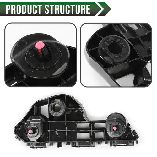 Solid Spare Front Bumper Bracket Retainer Left+Right Side Fit For 2018-2021 Toyota Camry