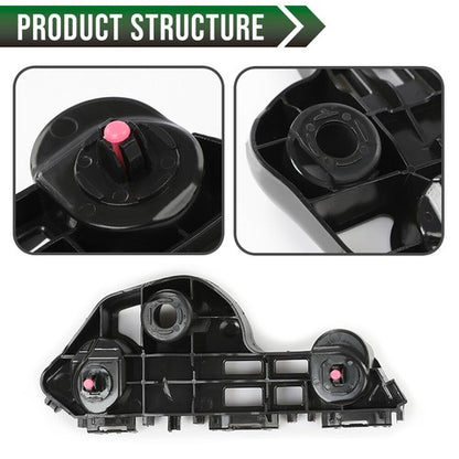 Solid Spare Front Bumper Bracket Retainer Left+Right Side Fit For 2018-2021 Toyota Camry