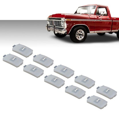 Solid Spare Bed Side Belt Molding Trim Clips Fit For 73-79 Ford F100 F150 F250 F350 Bronco