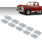 Solid Spare Bed Side Belt Molding Trim Clips Fit For 73-79 Ford F100 F150 F250 F350 Bronco