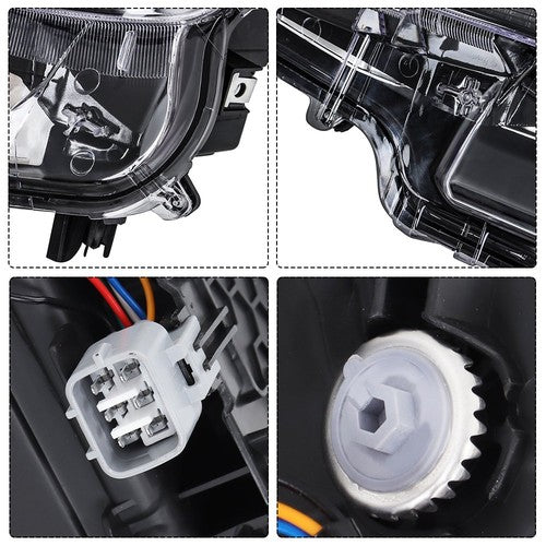 Solid Spare Headlight Assembly Fit For Toyota Prius 2019 2020 2021 2022 Left Clear Lens LED