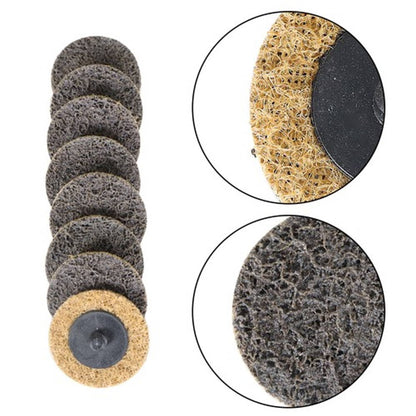 Solid Spare Coarse Surface Conditioning Discs Roll Lock Die Grinder Sanding Pads 50x 2 inch