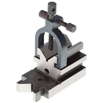 Solid Spare Percision 3-1/2" x1-7/8" x1-7/8" Angle V-Block W/ Clamp Set Accuracy 0.0003"