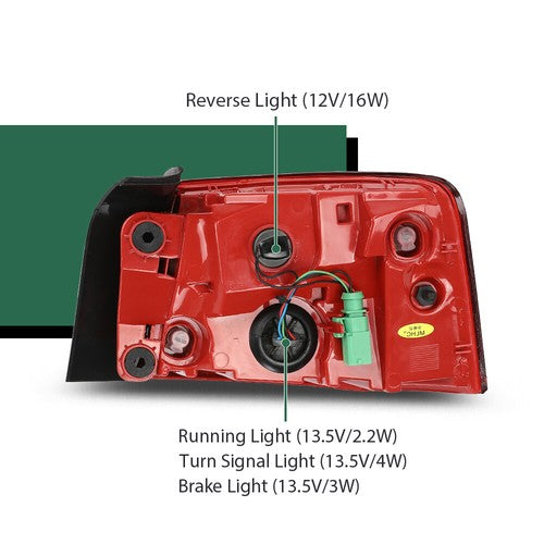 Solid Spare Outer Tail Light Fit For 2012-2016 Audi A6 C7 Rear Brake Lamp Left Driver Side