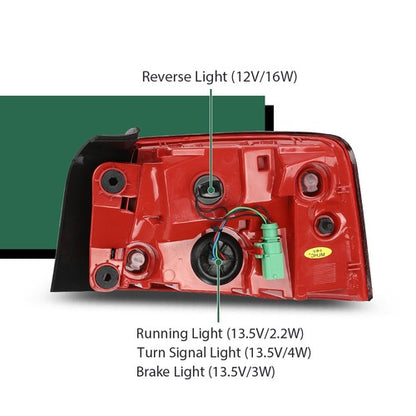 Solid Spare Outer Tail Light Fit For 2012-2016 Audi A6 C7 Rear Brake Lamp Left Driver Side