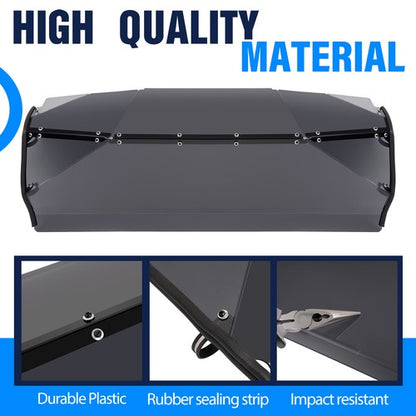Solid Spare For Yamaha Viking 700 2013-Up 2014 15 16 UTV Tinted Rear Windshield Windscreen