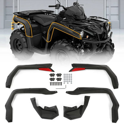 Solid Spare Front & Rear Mud Flaps Mud Guard Accessorries For Can-Am Outlander 450 500 L Max