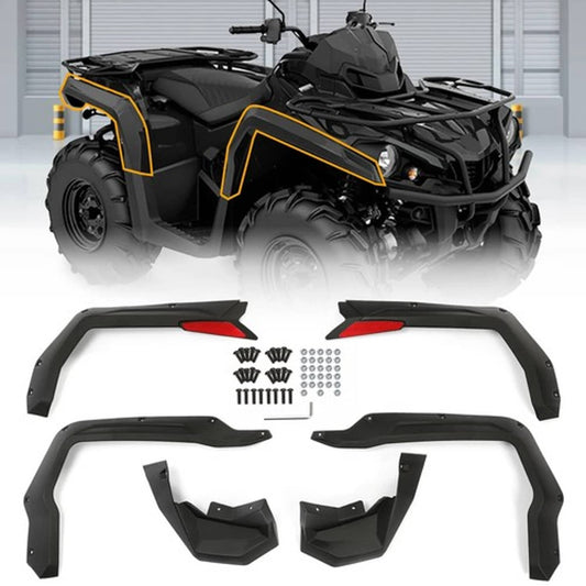 Solid Spare Front & Rear Mud Flaps Mud Guard Accessorries For Can-Am Outlander 450 500 L Max
