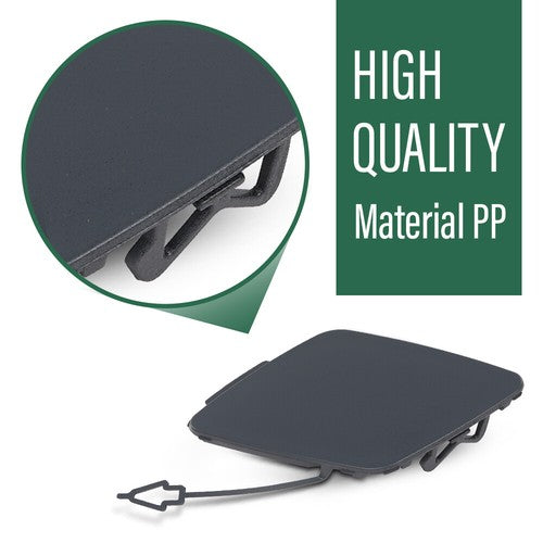 Solid Spare Fit For 20-22 Land Rover Discovery Sport L550 Front Bumper Tow Hook Eye Cover