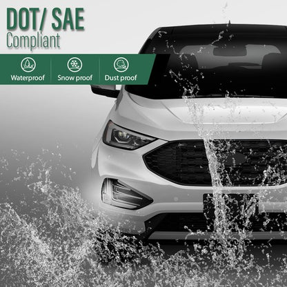 Solid Spare LED DRL Front Fog Light Driving Lamp Right Side Fit For 2019-2024 Ford Edge
