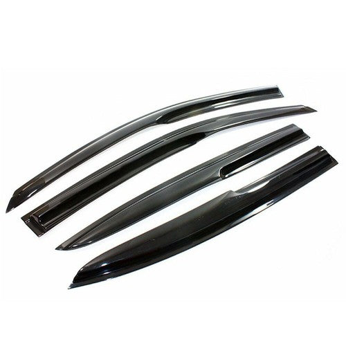 Solid Spare Window Visor Gear Fit For Honda Accord 2008-2012 4Door Sedan 3D Wavy 4PCS