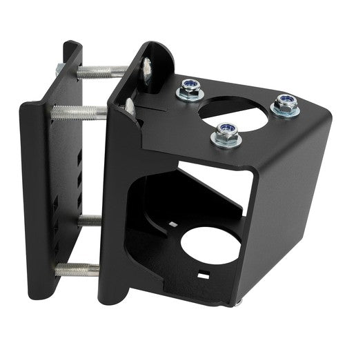 Solid Spare Trailer Tongue Jack Bolt-On Relocation for 3-Bolt/ A-Frame Tongue Jack Tailgate