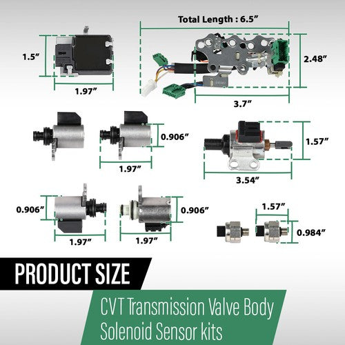 Solid Spare CVT Transmission Solenoid Valve Body Fit For 2009-2012 Nissan Altima Rogue
