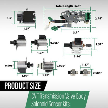 Solid Spare CVT Transmission Solenoid Valve Body Fit For 2009-2012 Nissan Altima Rogue