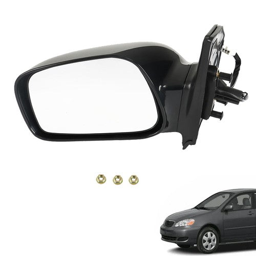 Solid Spare View Mirror TO1320179 For Toyota Corolla 03-08 Power Paintable Left Driver Side
