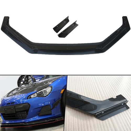 For Subaru BRZ 2013-2016 Front Splitter Lip Chin Spoiler Carbon Fiber Even A Dam