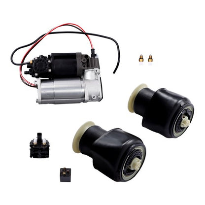 Solid Spare For BMW 550i NEW Rear Air Suspension Spring Bag Compressor Valve Block Kit 10-16