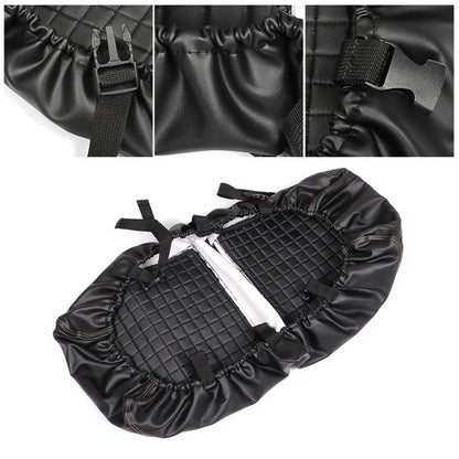 Solid Spare Golf Carts Rear Seat Cover Kit For Club Car/E-Z-Go/Yamaha Universal Size Black