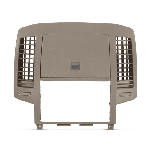 Solid Spare Fit For 05-06 Nissan Altima Dash Radio Center Air Vent Trim Bezel Storage Brown