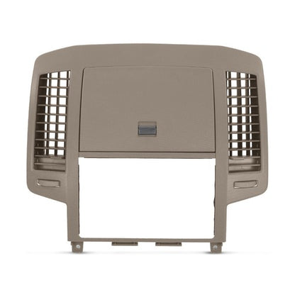 Solid Spare Fit For 05-06 Nissan Altima Dash Radio Center Air Vent Trim Bezel Storage Brown
