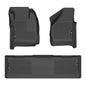 Solid Spare All Weather TPE Floor Mats Liners Fit For 2008-2010 Ford F250/F350/F450 Crew Cab