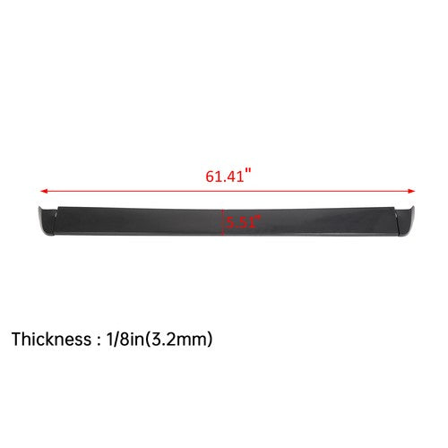 Solid Spare Tailgate Spoiler Wing Fit For 1999-2006 Chevy Silverado Sierra 1500