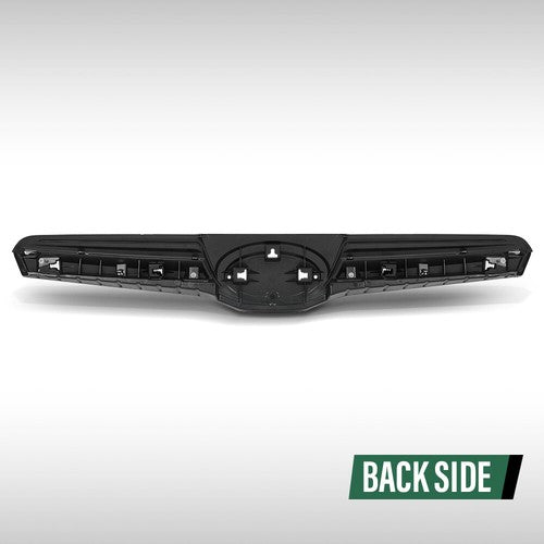 Solid Spare Fit For 14-16 Subaru Forester Front Bumper Upper Grille Trim Grill Black Chrome