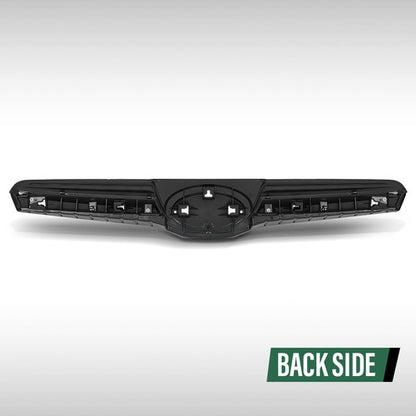 Solid Spare Fit For 14-16 Subaru Forester Front Bumper Upper Grille Trim Grill Black Chrome