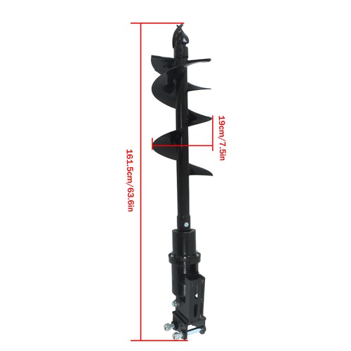 Solid Spare 300mm Diameter Auger Drill Fits For 1Ton-1.5Ton Mini Excavator Small Digger