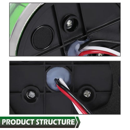 Solid Spare New Green Lens White LED Watermelon (19 LED) Marker/Turn Signal Light Universal
