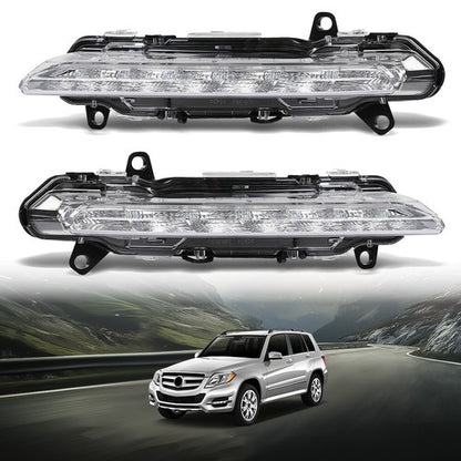 Solid Spare LED Fog Lights Daytime Running Lamps Fit For Mercedes-Benz S550 S600 S63 AMG