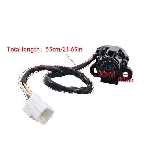 Solid Spare Ignition Switch Fuel Gas Cap Lock Set For Kawasaki Ninja 1000 ZX6R ZX10R Z1000SX