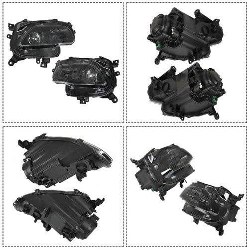 Solid Spare Left + Right Side Front Headlights Headlamps For Jeep Cherokee 2014-2018 Clear