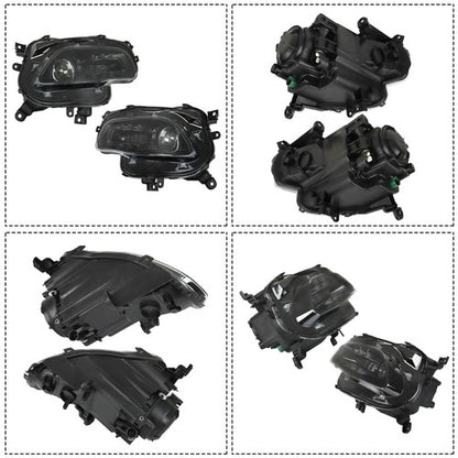 Solid Spare Left + Right Side Front Headlights Headlamps For Jeep Cherokee 2014-2018 Clear